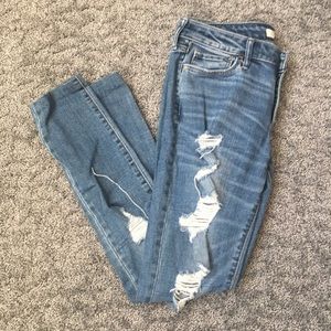 Abercrombie Size 2 Distressed Jeans